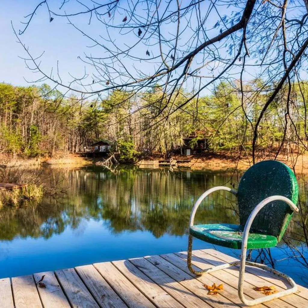 Photograph of Waterfront Honeymoon Cabin~Fishing~Hot Tub~Games