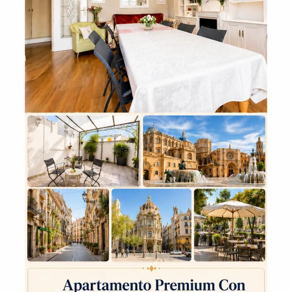 Photograph of Propiedad Premium de 4 Dormitorios con Terrazas Privadas en Gran Via Valencia-AC, Wifi, Ubicación Perfecta
