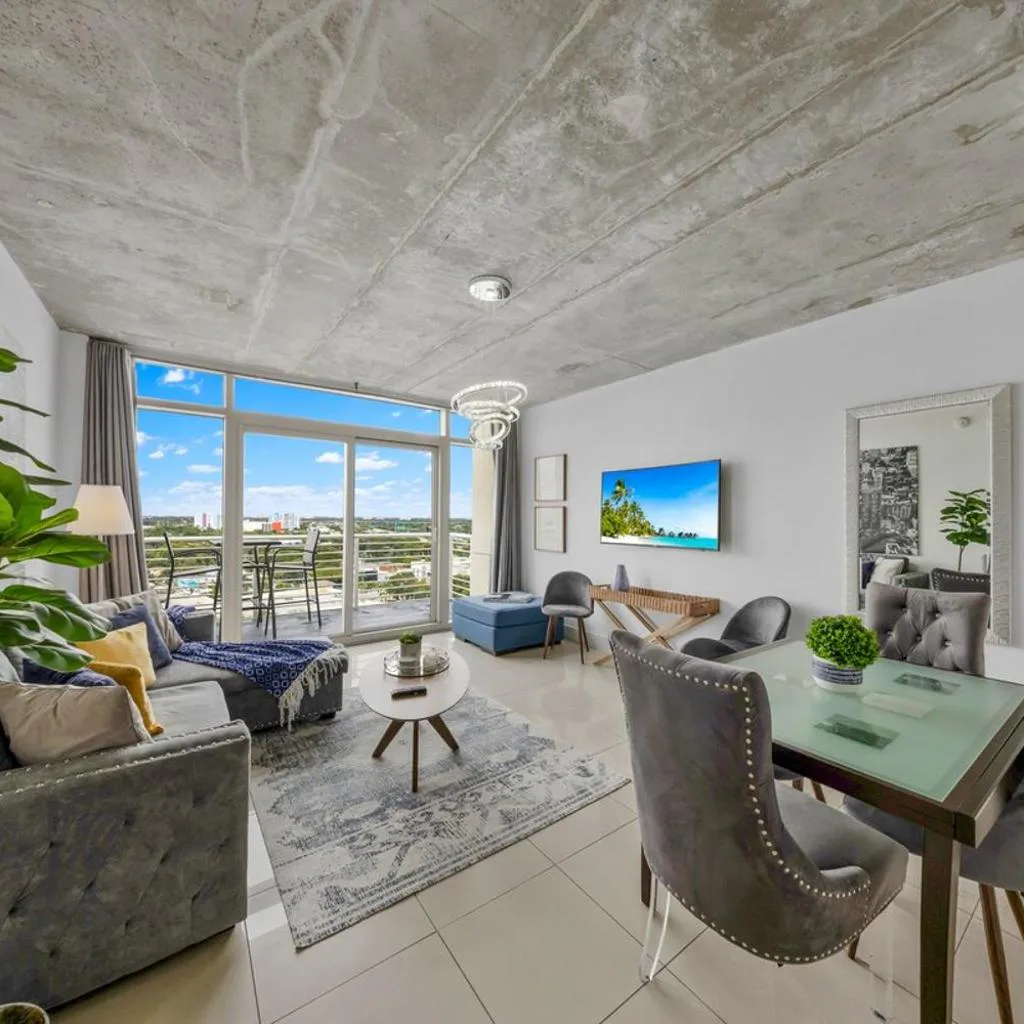 Photograph of Midblock Midtown Miami High Floor 1B Suite W Spa Pool Gym