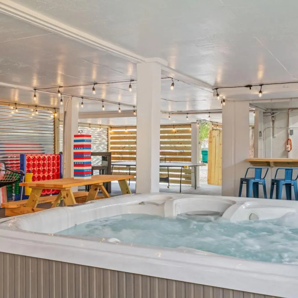 Photograph of Cape Calm w Private Pool Hot Tub Indoor and Outdoor Game Areas