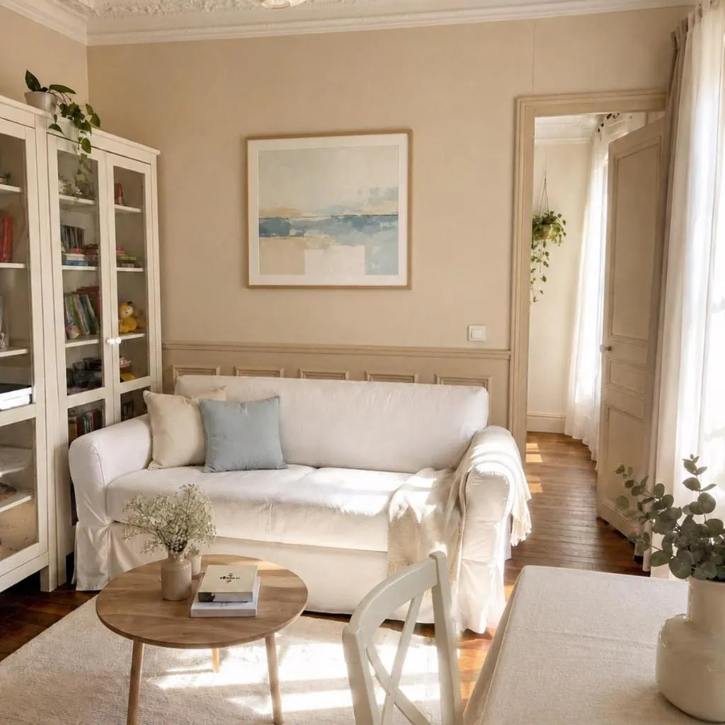 Photograph of Cozy Parisian Apartment Near Eiffel Tower