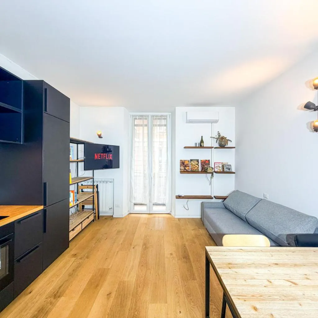 Photograph of Modern Two-Room Apartment with Balcony 2km from the Center