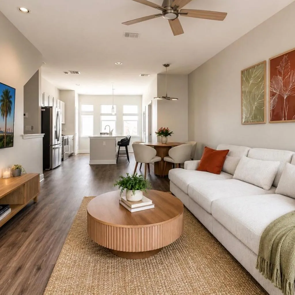 Photograph of Modern 3 Bedroom 4 Bath Tampa Townhome Near Raymond James Stadium Sleeps 10