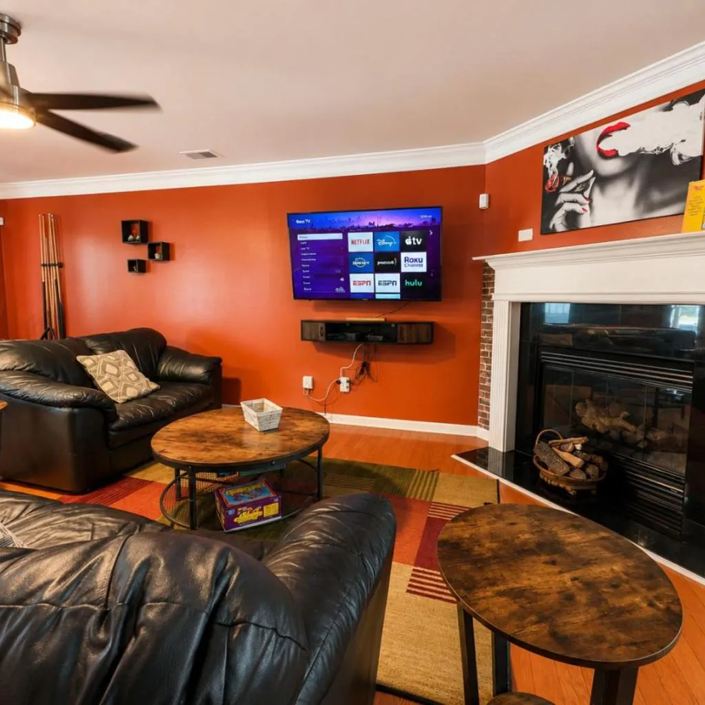 Photograph of 3BR Gem with Pool Table at Gated Community with Children's Playground