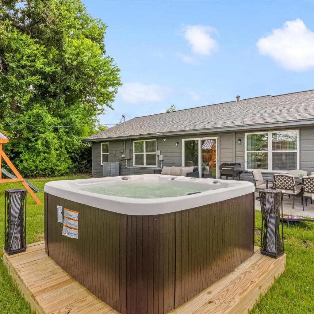 Photograph of Nr Med Center NRG BBQ Hot Tub Swing Set Games