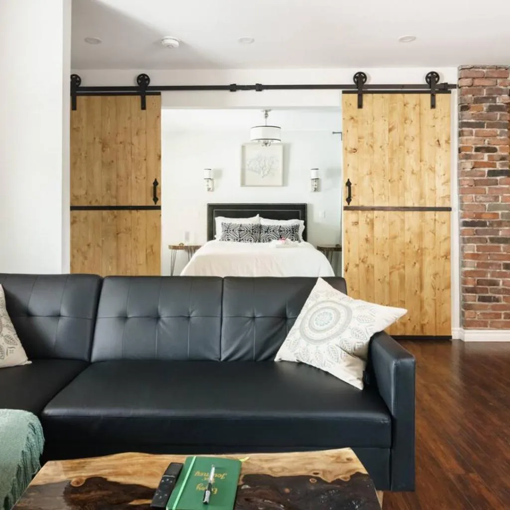 Photograph of Wood-Rich Niagara Loft close to Queen Street