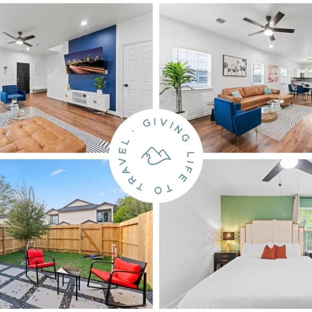 Photograph of NRG MedCenter Luxe 4BD Home w FencedYard WasherDryer Pet Friendly