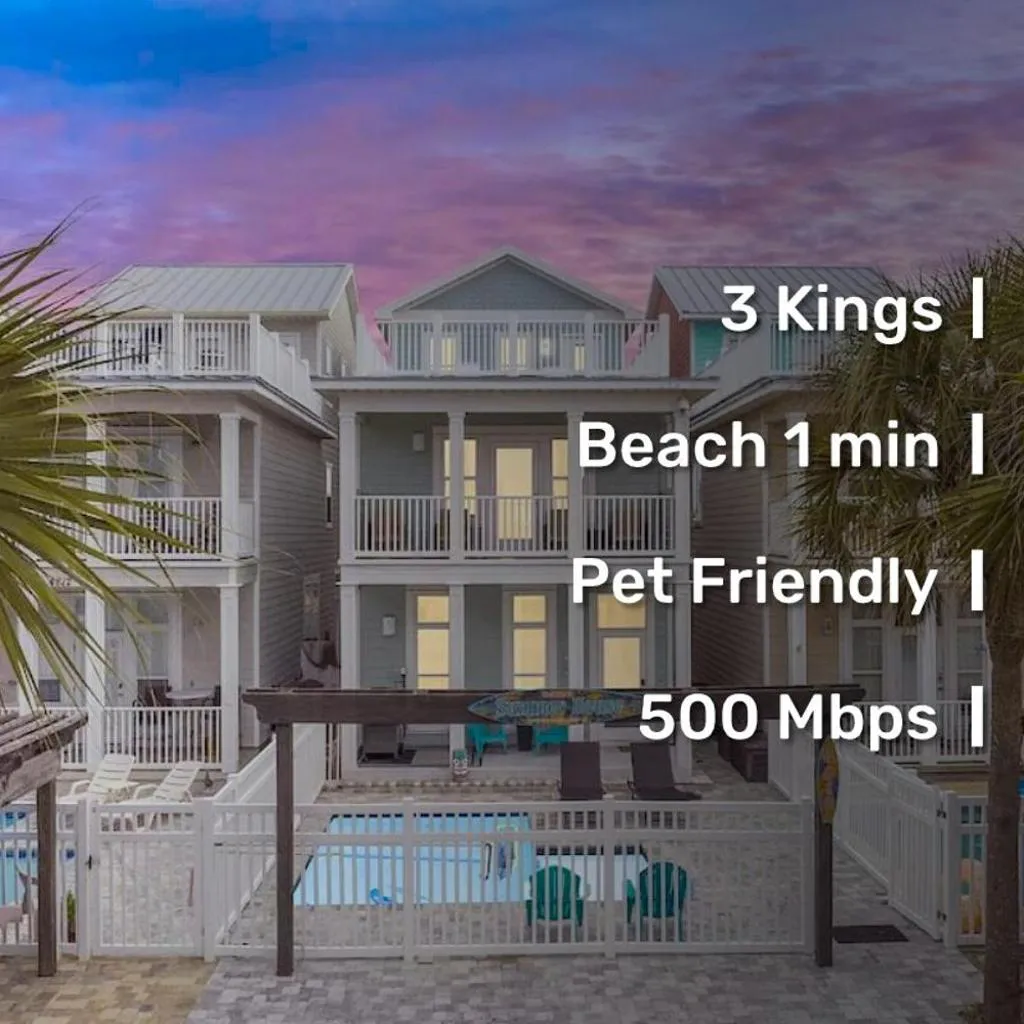 Photograph of Family Beach House Private Pool Walk to Sand Golf Cart
