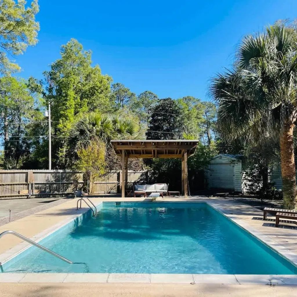 Photograph of Coastal Oasis w Pool Near Beach and Downtown!