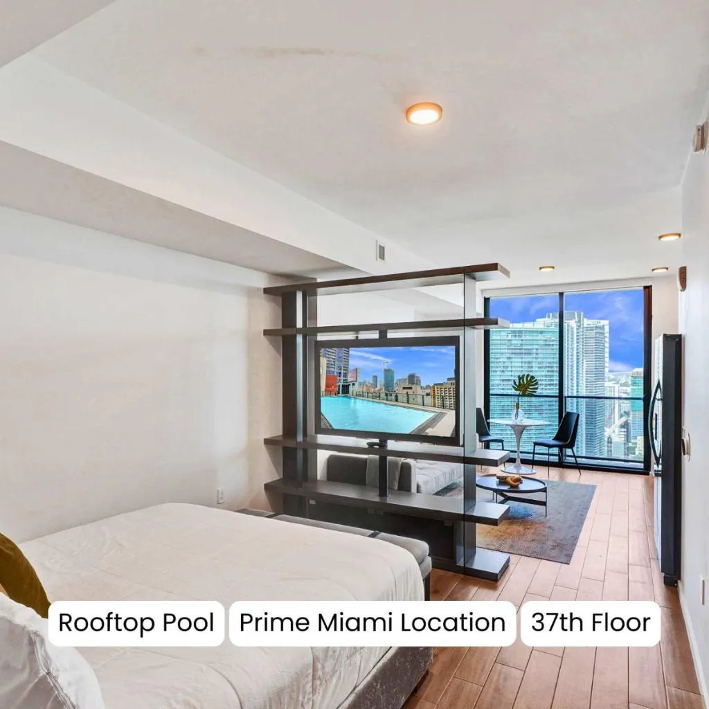 Photograph of 3707 - Lux Miami Studio City and Bay Views
