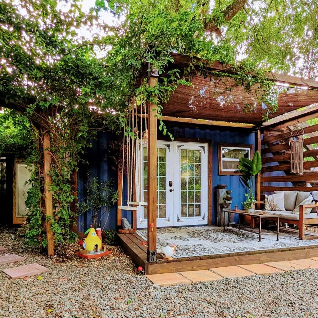 Photograph of Cozy AF Tiny-House Oasis