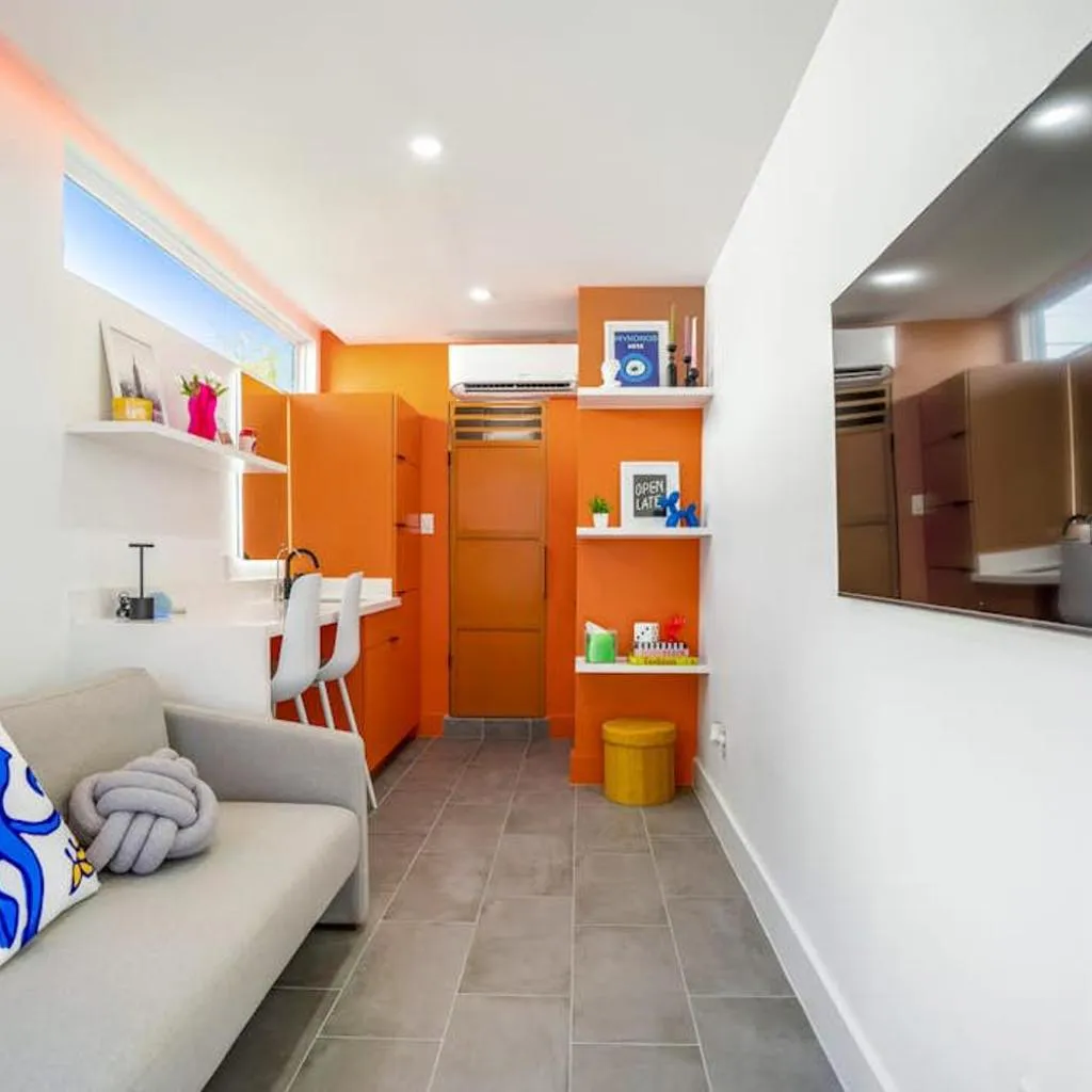 Photograph of Orange Container at EADO Juicebox