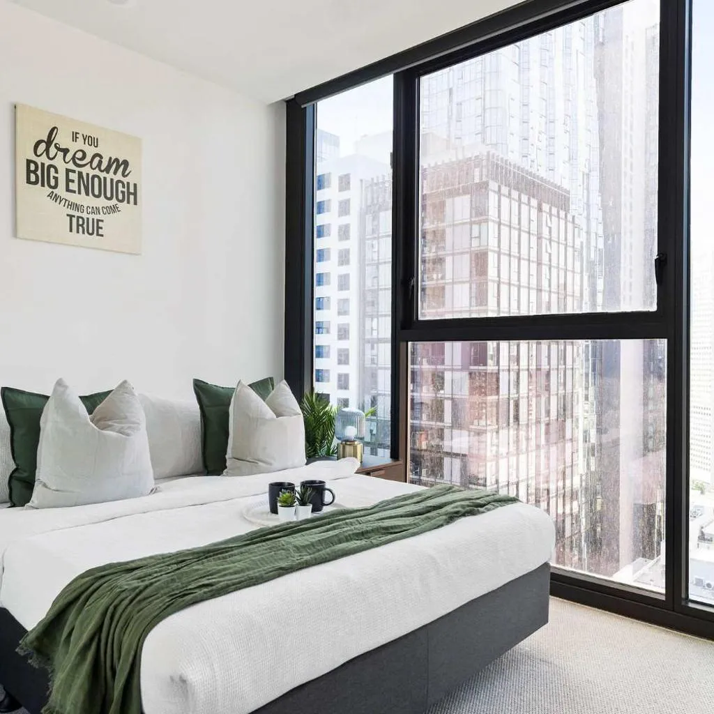 Photograph of Stylish 2BR Apartment with Panoramic City Views