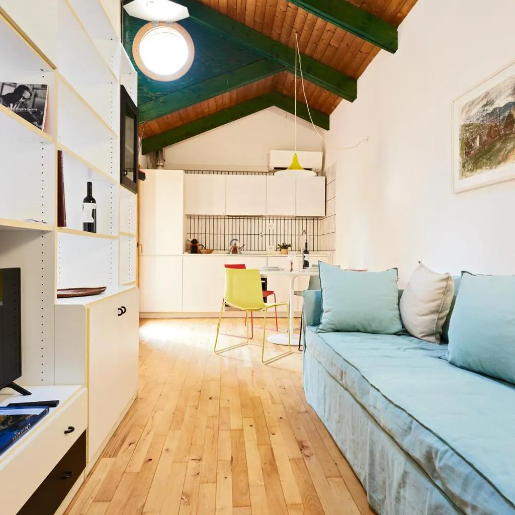Photograph of Italian design small attic