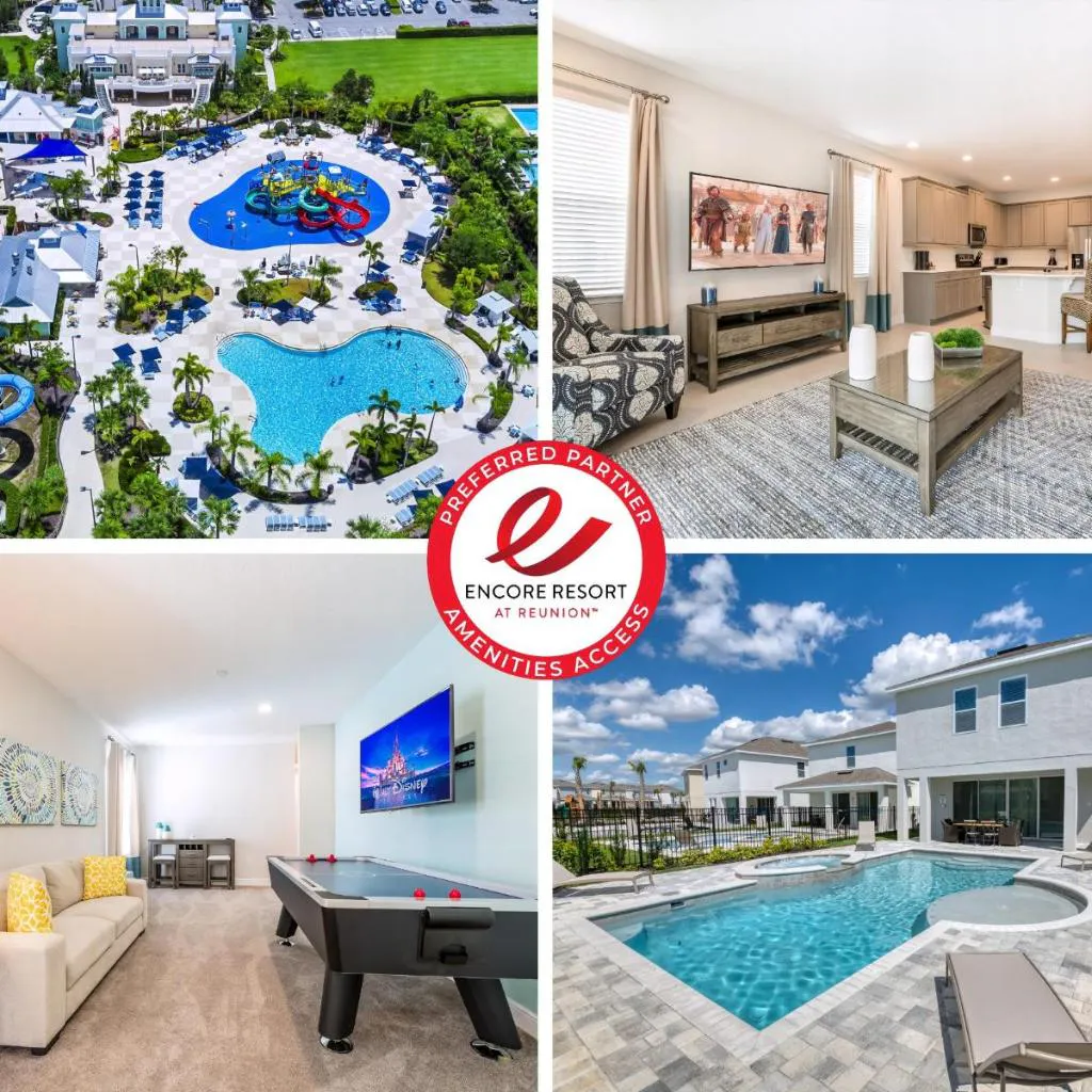 Photograph of Cozy Home With Private Pool, Air Hockey Table Near Disney With Waterpark & Resort Access At Encore Resort - 7702Gr