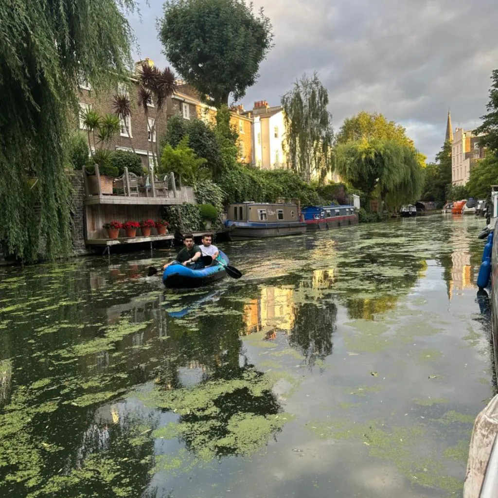 Photograph of Canal Boat in London