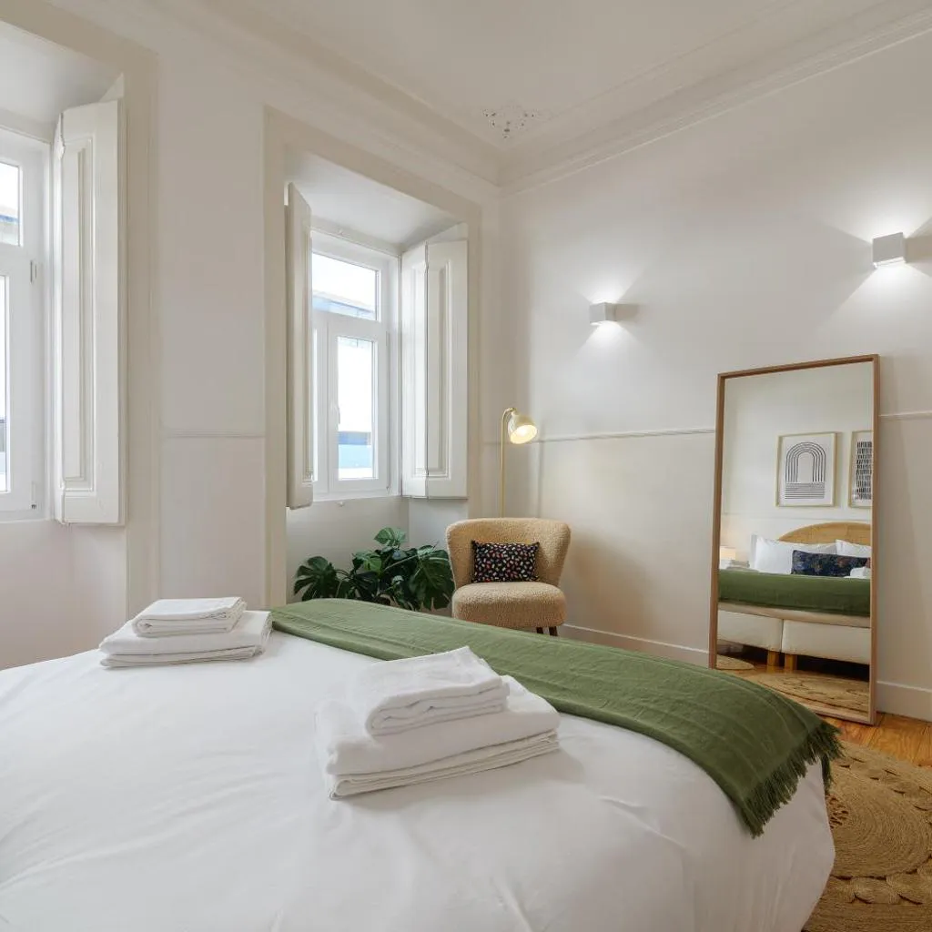 Photograph of Bright & Stylish Apartment in LX Factory