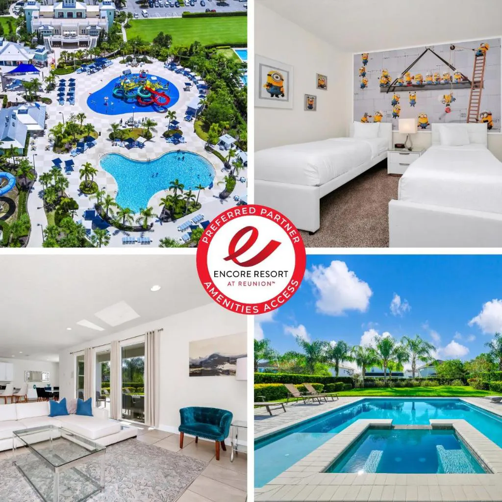 Photograph of Regal Home With Private Pool Near Disney With Waterpark & Resort Access At Encore Resort - 7727Ff