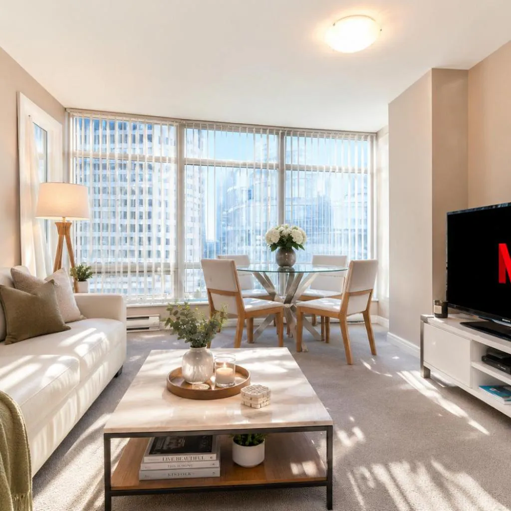 Photograph of Central Yaletown 2 Bedroom Suite Close to Canada Line