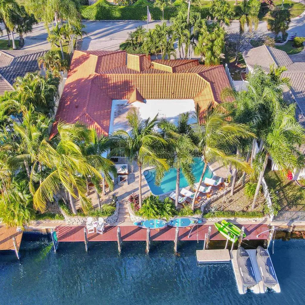 Photograph of Waterfront with Pool Spa Tiki Bar and 1 mile to Beach
