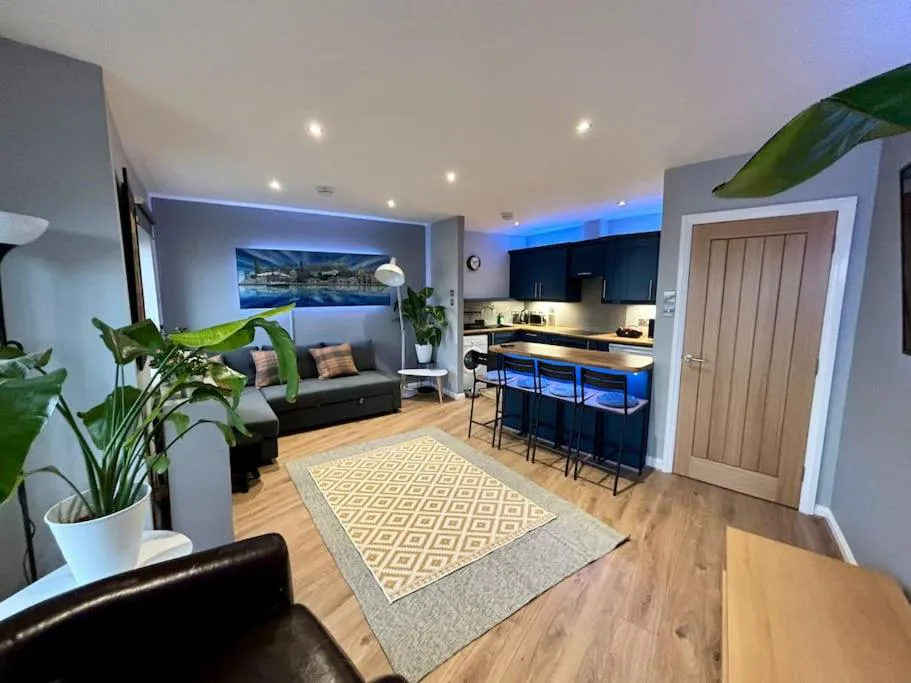 Photograph of Sunshine on Leith. The River View Apartment!