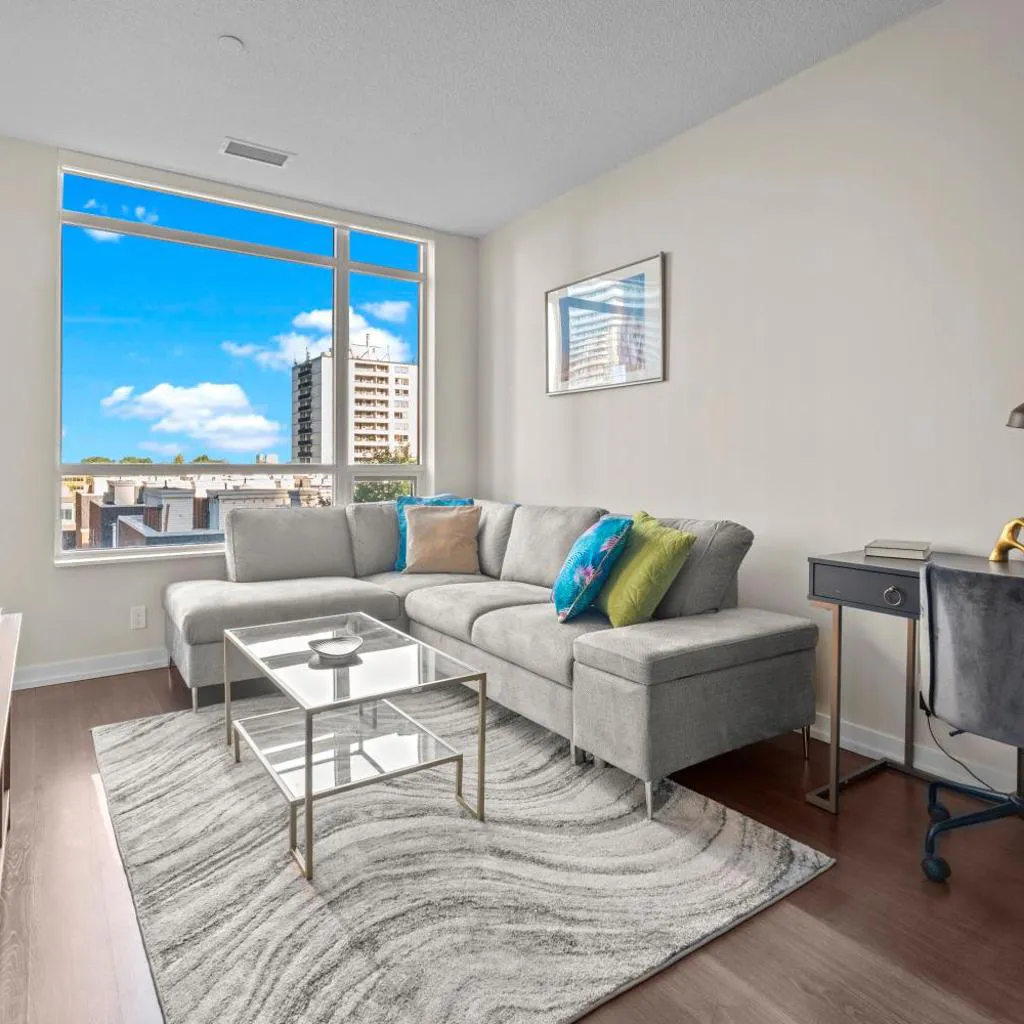 Photograph of Luminous 2-Bedroom Apartment with Balcony