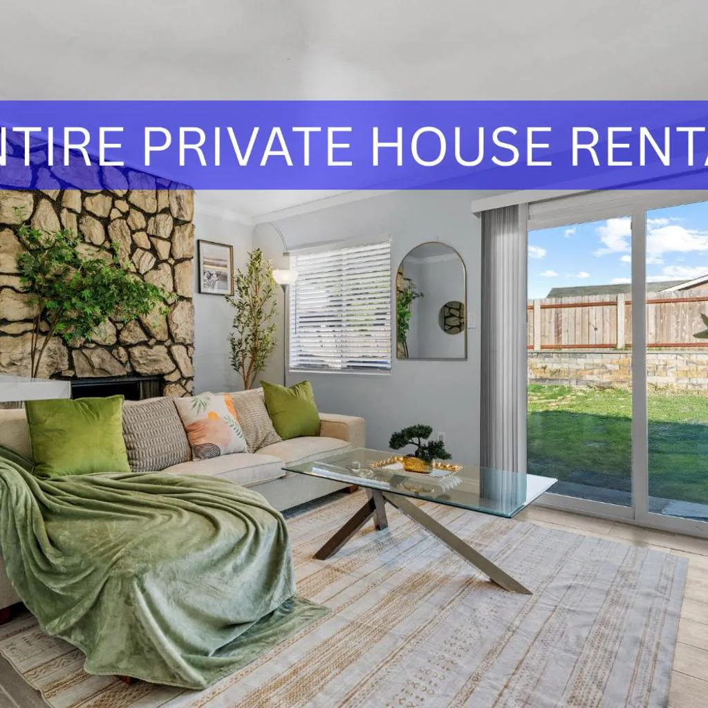 Photograph of Entire Private House with King Bed, Yard, 5 Bedrooms, 3 Bathrooms, Available Now