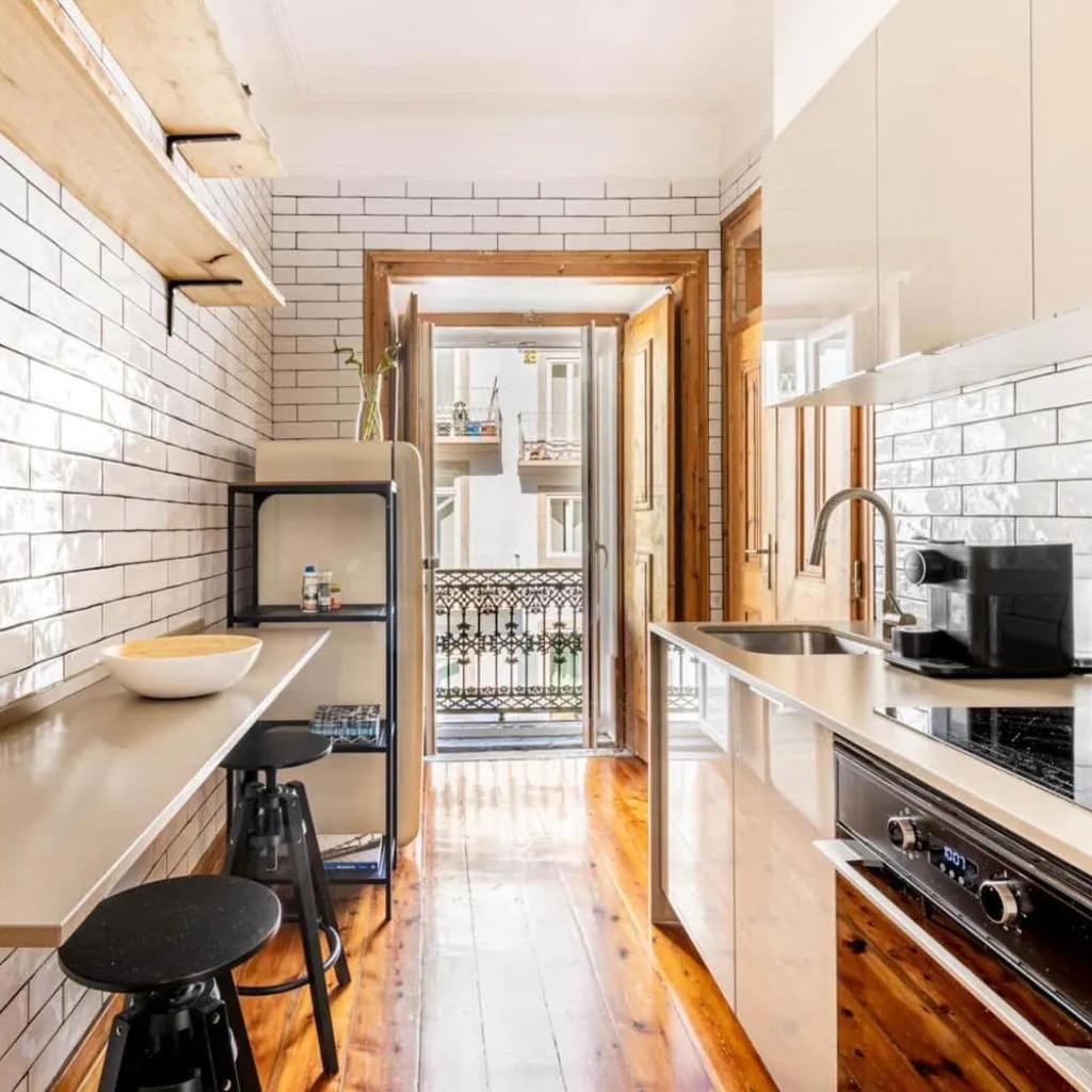 Photograph of Olarias Sunlit Retreat in Historic Lisbon