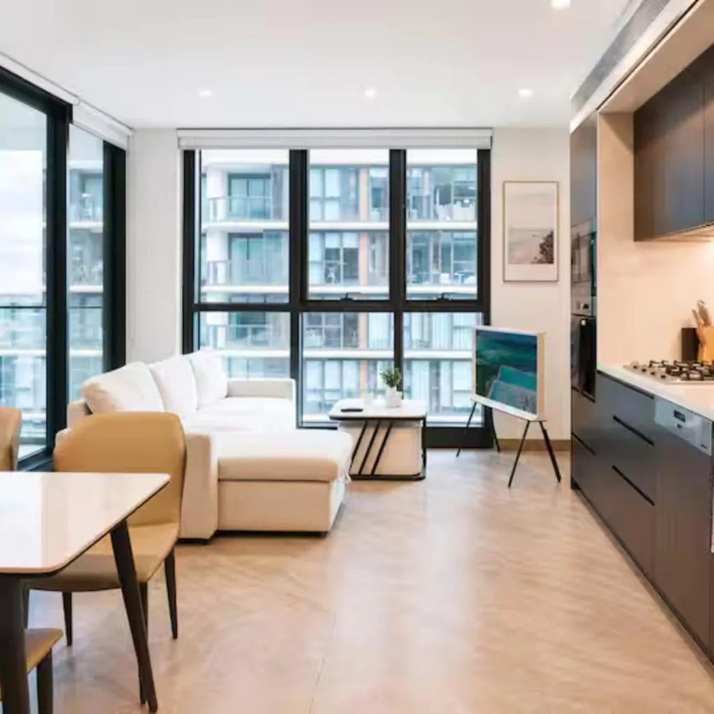 Photograph of Designer apartment showcases Harbour Bridge views