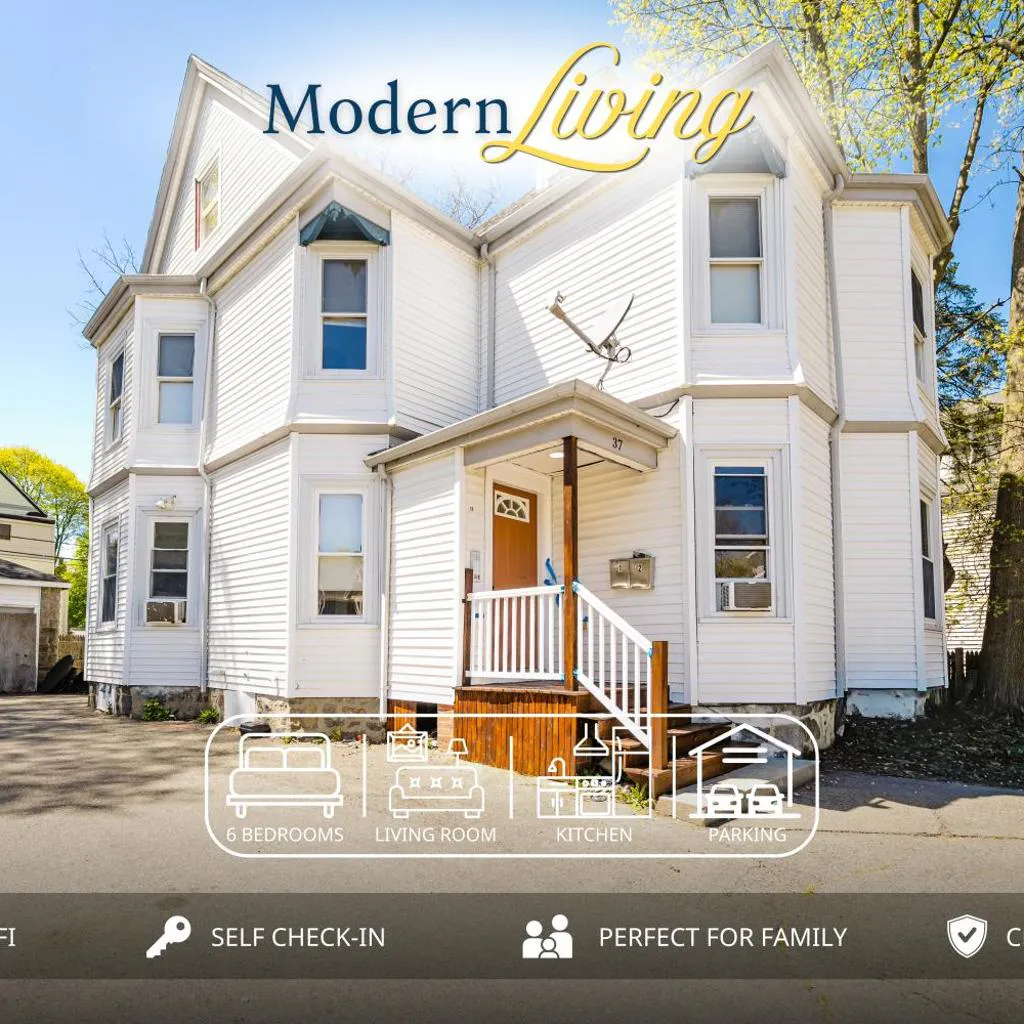 Photograph of Bright 4BR Boston Summer Apt - Pet-Friendly - Near I-93 & Red Line 37-2