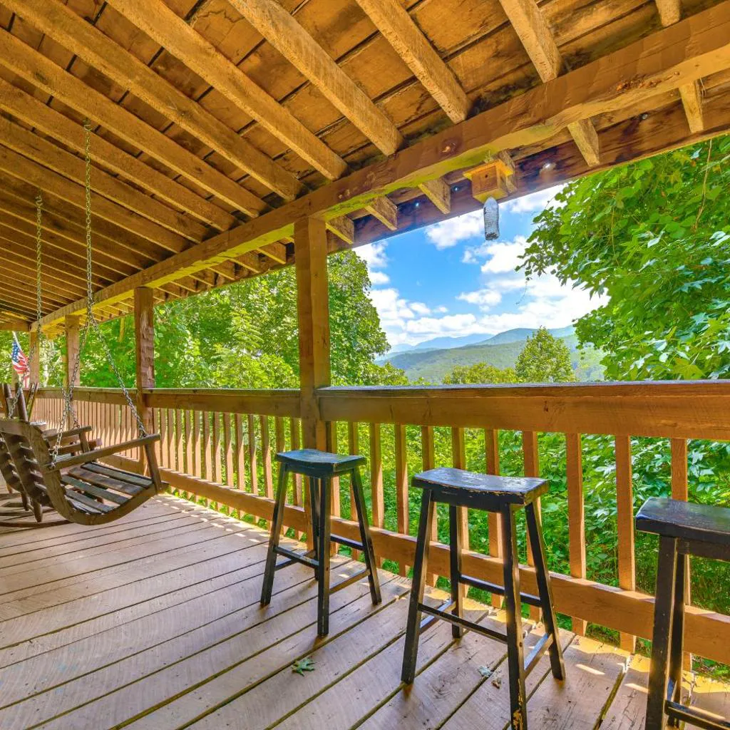 Photograph of Gatlinburg Smoky Mountain Cabin ~ 1 Mi to Park!
