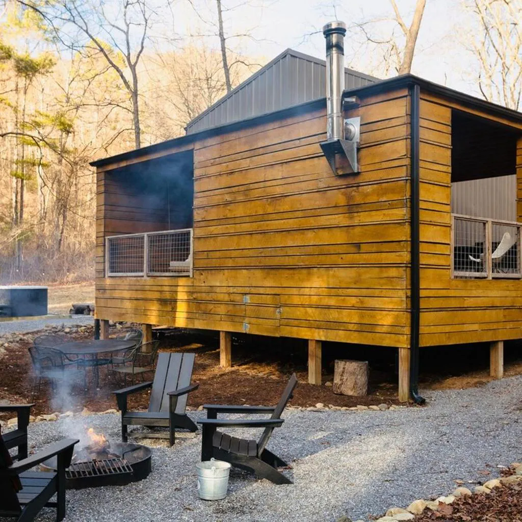 Photograph of Luxe Nordic Cabin, Hot Tub with Sunset Views!