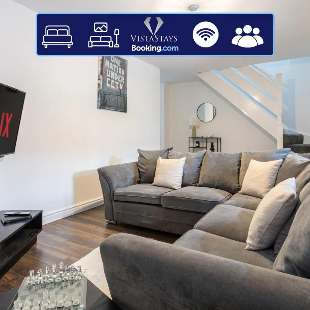 Photograph of Spacious 5BDR House By Vista Stays Short Lets & Serviced Accommodation Manchester With Free WiFi, Parking & Netflix