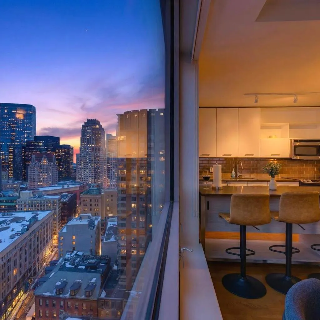 Photograph of 2 Bedroom Lux Apartment in Downtown Boston Tower