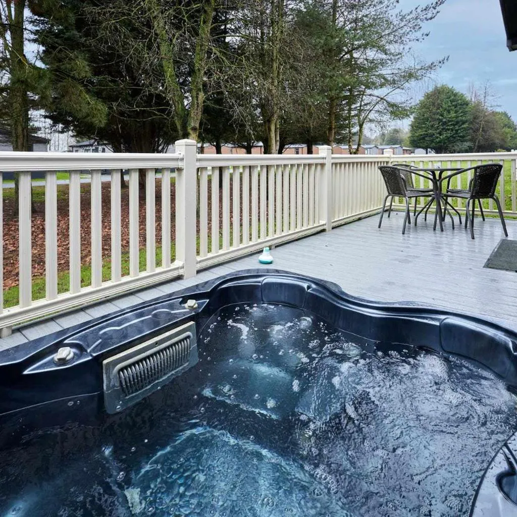 Photograph of Truemans Lodge with Hot Tub