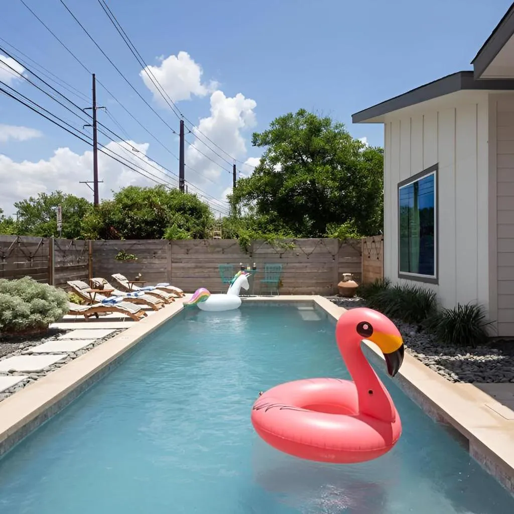 Photograph of Stylish Home with Pool & Hot Tub near Downtown