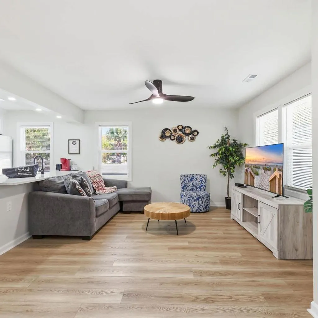 Photograph of Sleek Boho Retreat Near Beach and Boardwalk