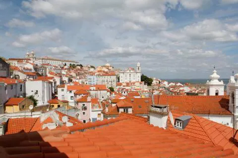 Photograph of Alfama Tejo river and sight