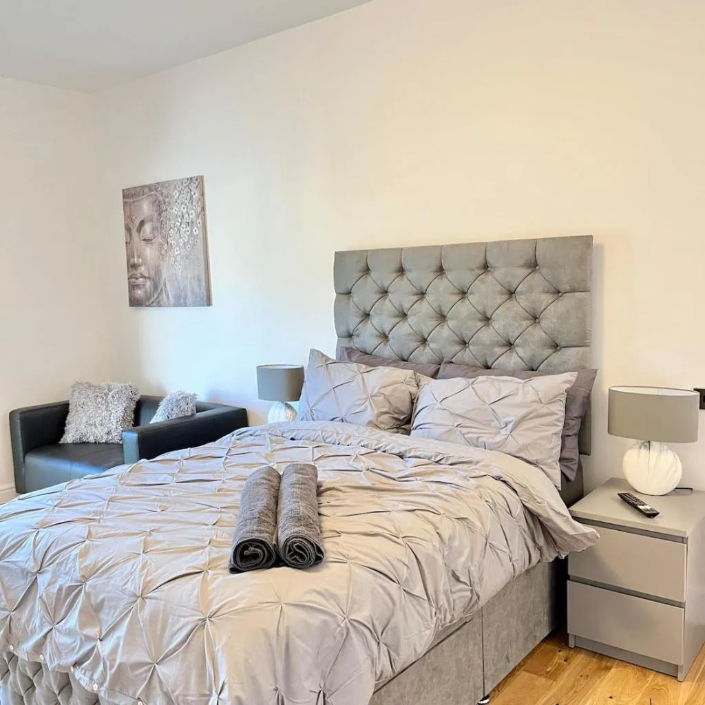 Photograph of luxury apartment in East London