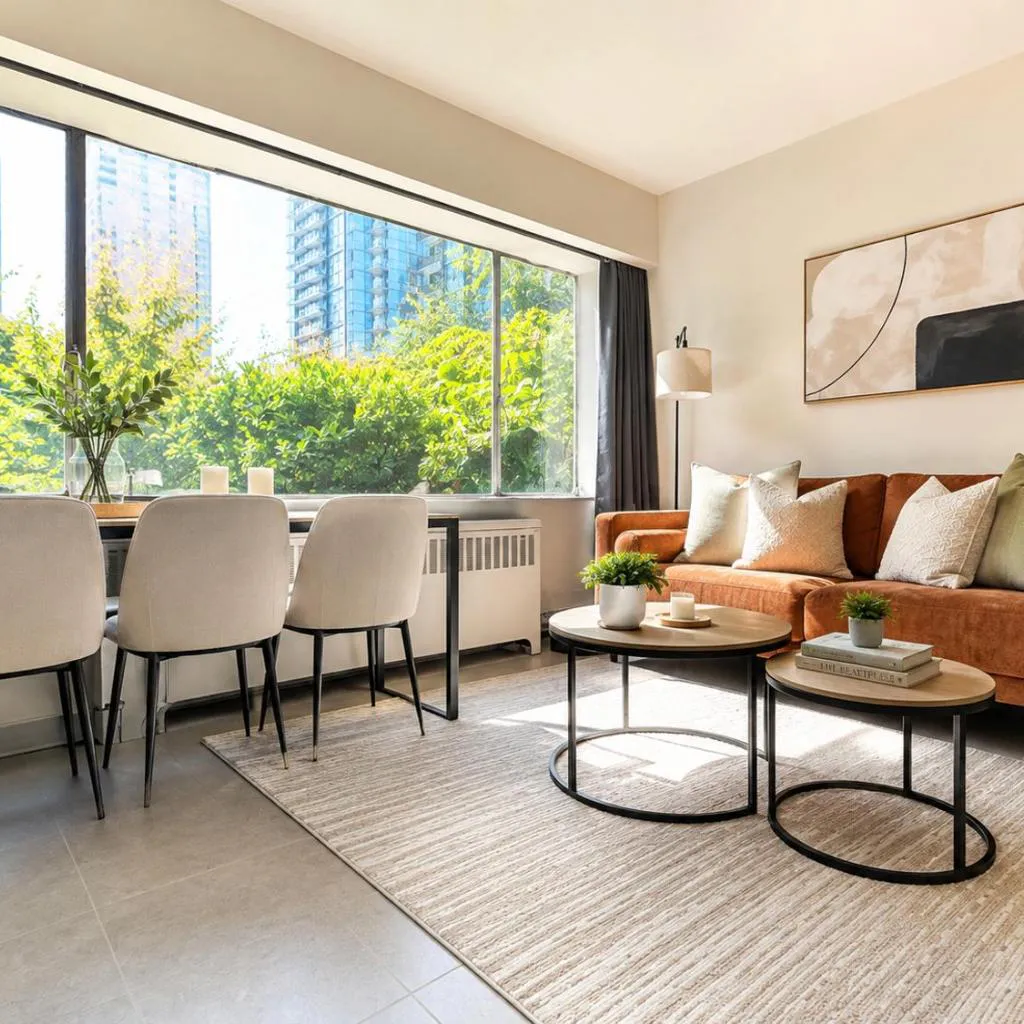 Photograph of Beautiful 1BR with 2 Queen Beds Near English Bay and Robson Street