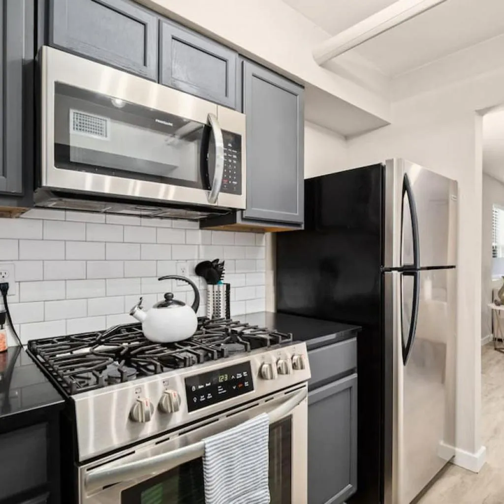 Photograph of Walk to Restaurants or Cook in Subway Tile Kitchen