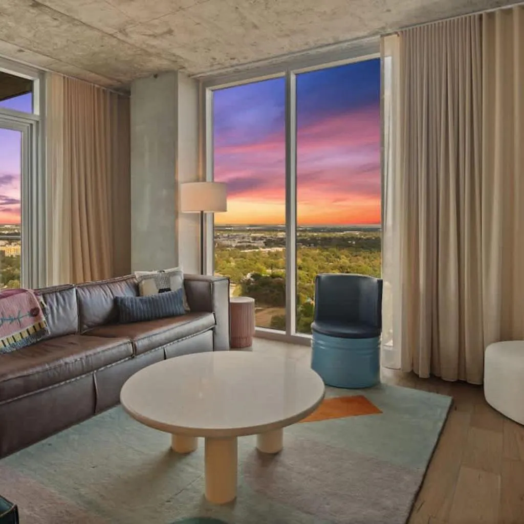 Photograph of Katy at the Rainey District Upscale Austin Condo