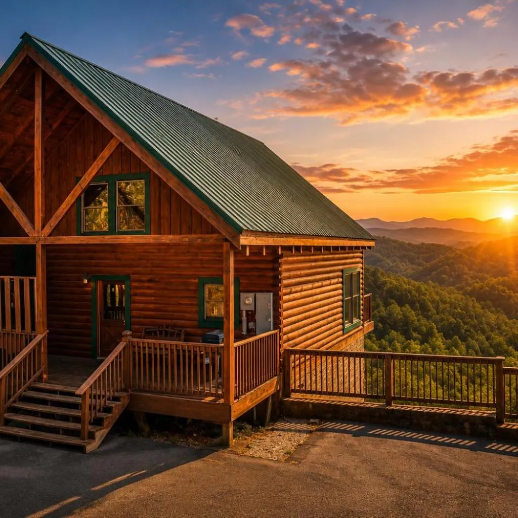 Photograph of Majestic Cabin with Hot Tub & Game Loft