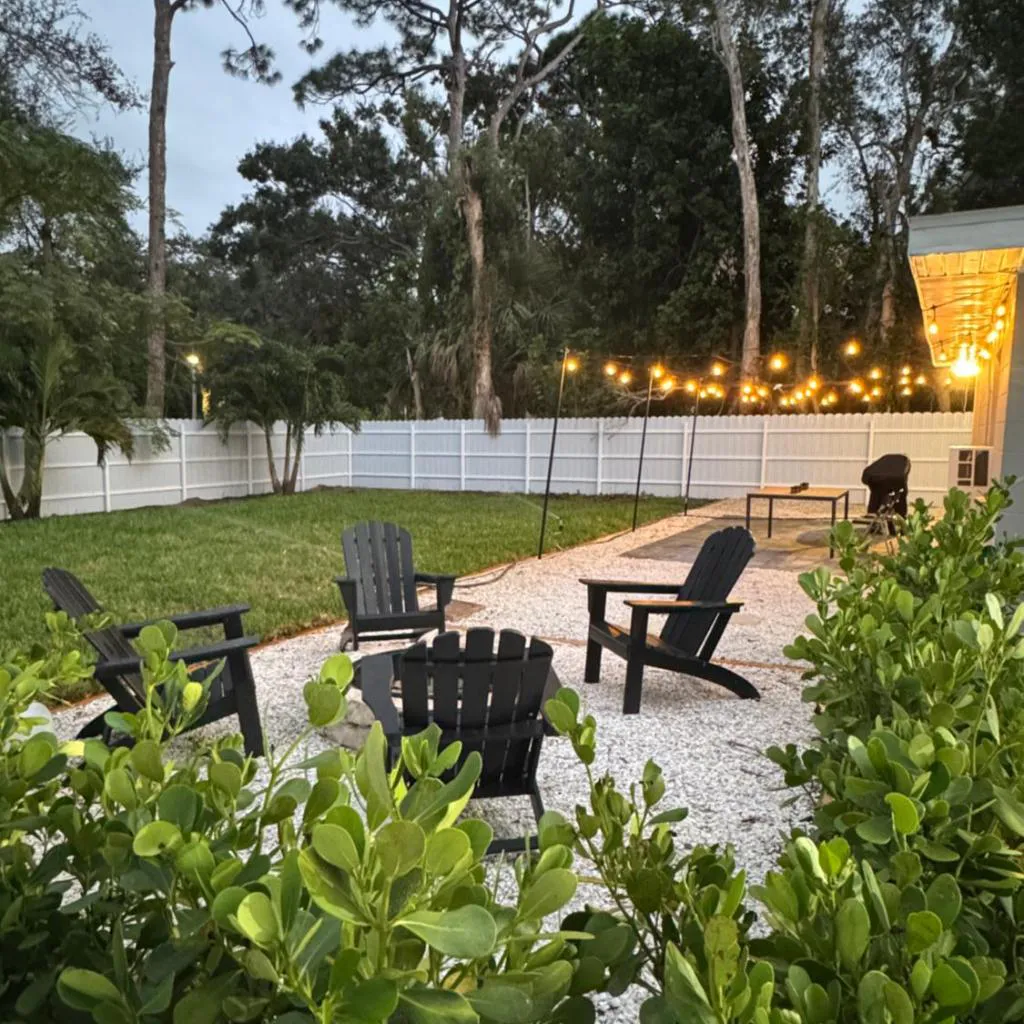 Photograph of Beach, Work & Relax I Sarasota Cassia I Month Disc I Fire Pit