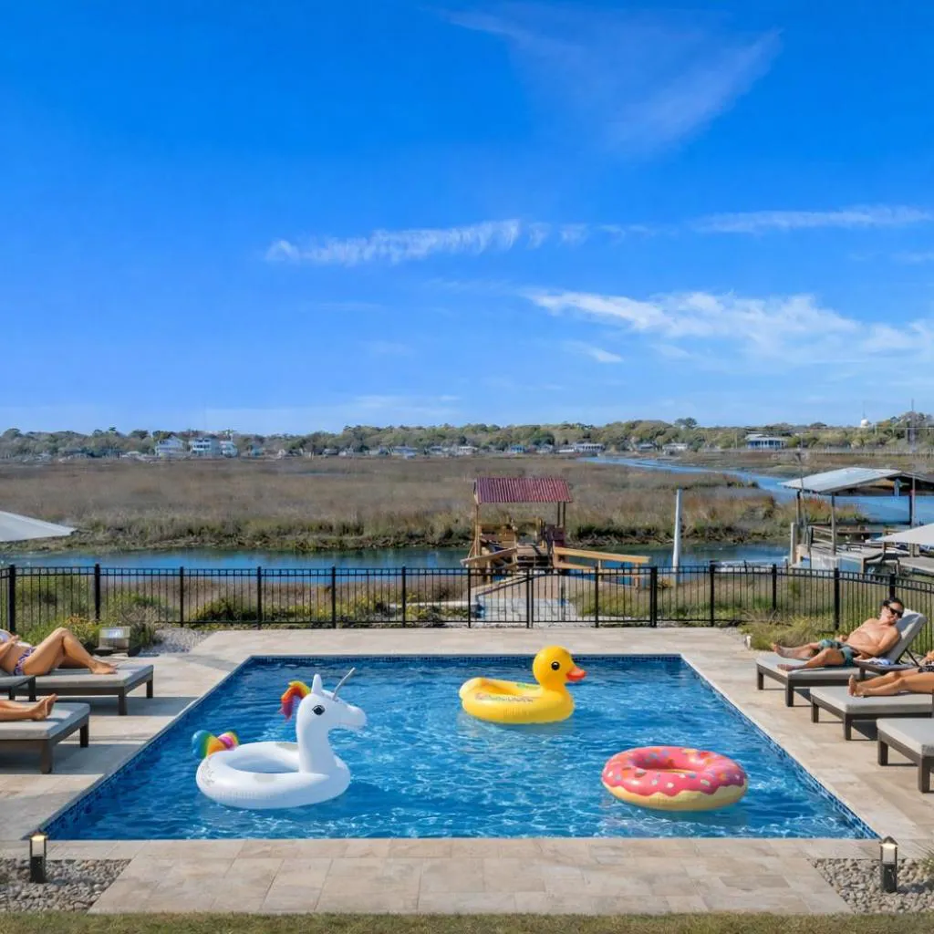 Photograph of Pet Friendly! Private Pool and Oversized Deck! Inlet Home for 16! Mystic C