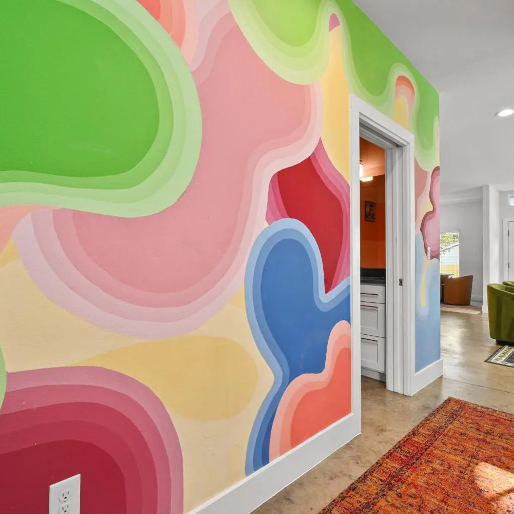 Photograph of Eastside Group Home with Murals - BACH and BDAY Ready