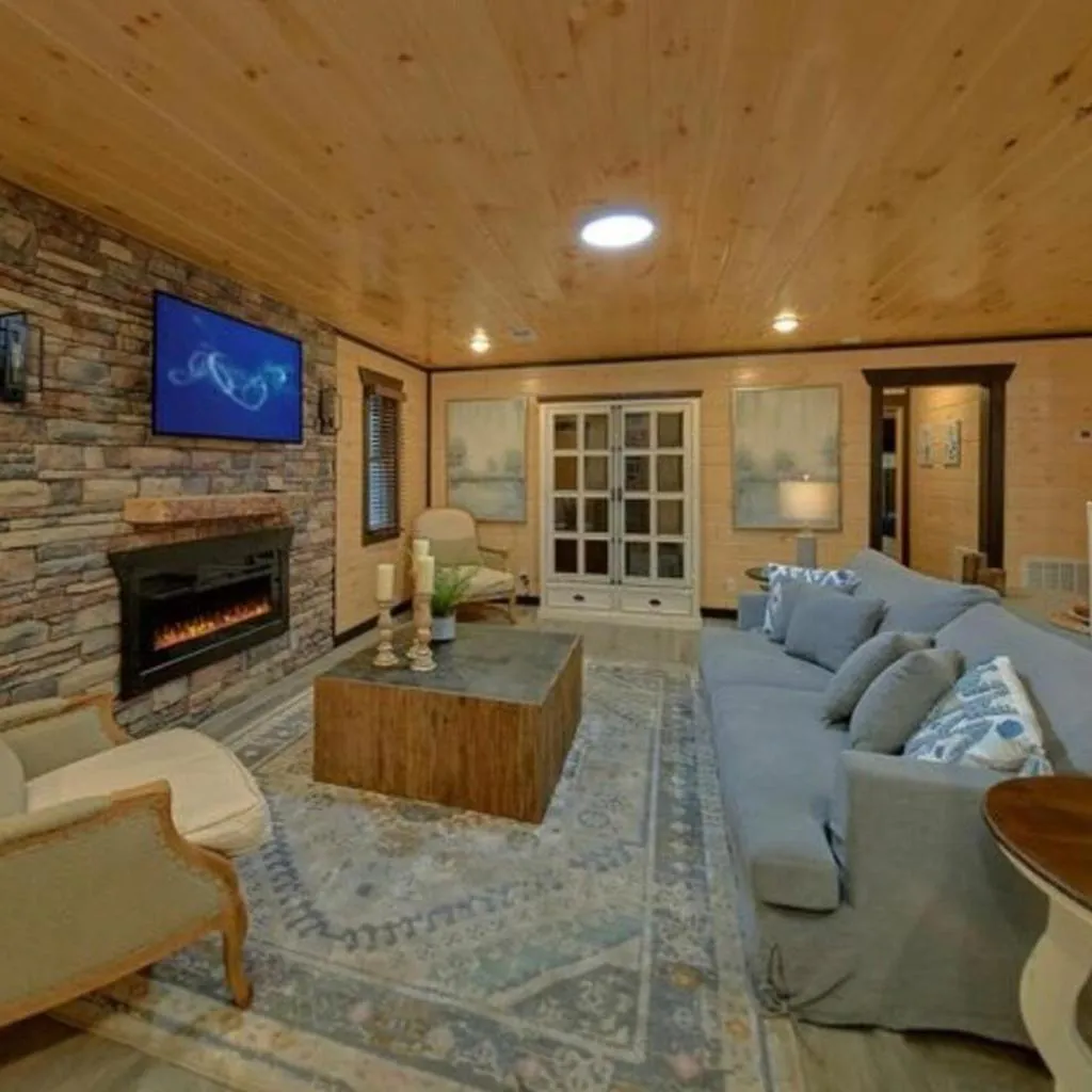 Photograph of ADA-Accessible 5BR Family Cabin with Game Room, Hot Tub and Fire Pit