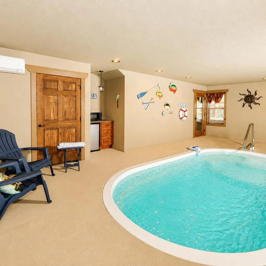 Photograph of Luxury Chalet w Indoor Pool, Theater Room & Game Loft — 4 Miles to Gatlinburg