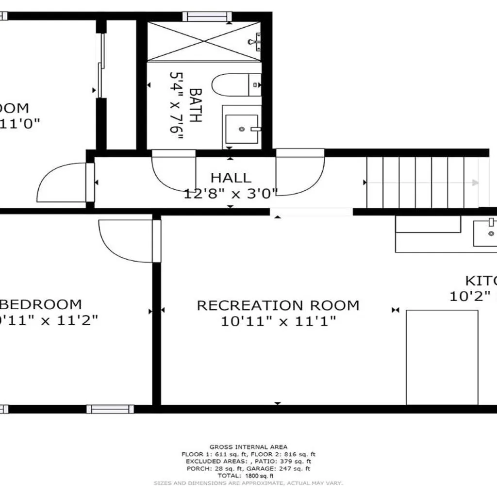 Photograph of Spacious Lower Unit Updated Two King Beds in Denver