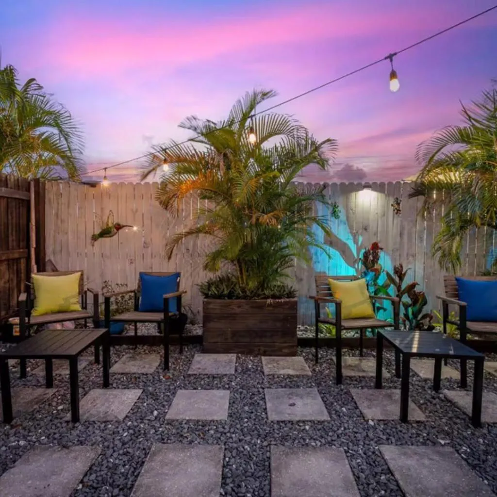 Photograph of Private Deck • Pet Friendly • Spacious Courtyard